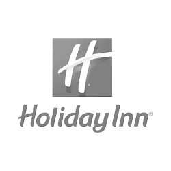 Grayscale logo for Holiday Inn